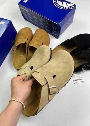 Сабо birkenstock унісекс — комфортні капці birkenstock для повсякденного використання бежевий, 38