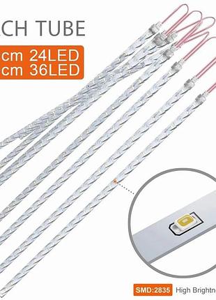 Світлодіодна гірлянда rd-110 трубки-сосульки 50 см led гірлянда rd-110 сосулька мультиколор