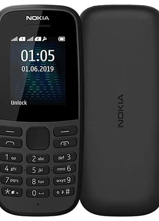Мобильный телефон nokia 105 ds 2019 2 sim fm-радио черный