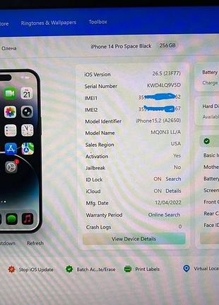 Продам iphone 14 pro 256 gb space black 7