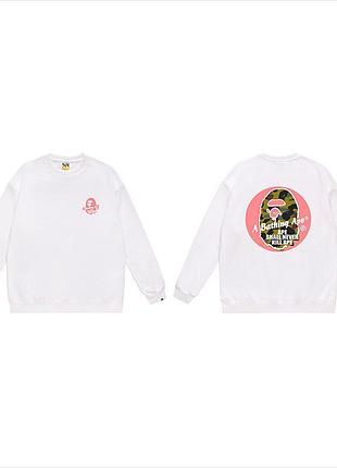 Мужской свитшот stussy x bape xl