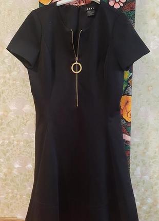 Платье женское черное dkny