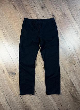 Штани чинос z zegna slim fit 50 34 чорні
