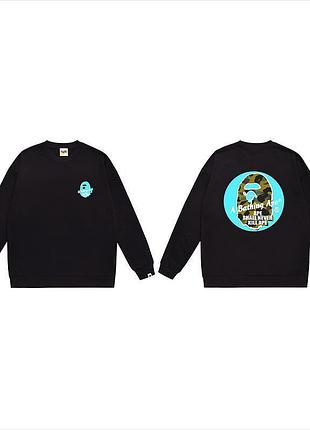 Мужской свитшот stussy x bape m