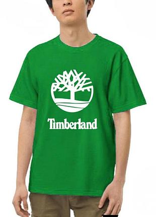 Timberland бавовняна футболка з лого/14956/