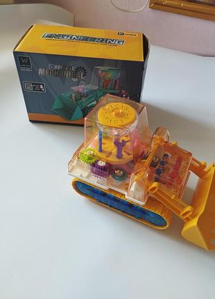 Детская игрушка бульдозер, трактор. 2