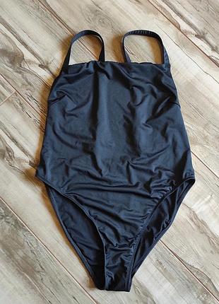Чорний суцільний купальник boux avenue, розмір l-xl (euro 42 / uk 14)