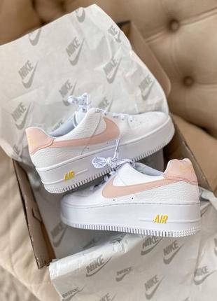 Женские кроссовки nike air force 1 white 36-37-38-39-401 фото