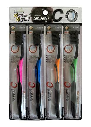 Зубна щітка charcoal toothbrush anti blocking effect