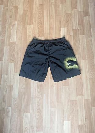 Чорні спортивні шорти puma big logo