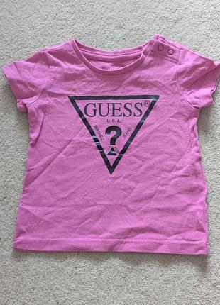 Футболка guess на девочку 6-9 мес.