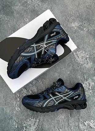 Asics gel-nimbus 10.1 black/grand shark/асикс гель-нимбус 10.1 чёрные с синим 41 42 43 44 45