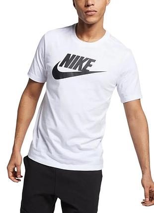 Футболка бавовняна довга чоловіча nike sportswear icon futura