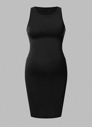 Базова чорна сукня майка shein xxl