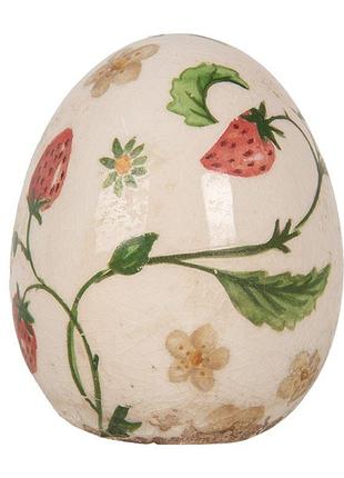 Керамічна фігурка яйце strawberries, 7*9 см, 6ce1919s clayre & eef nai