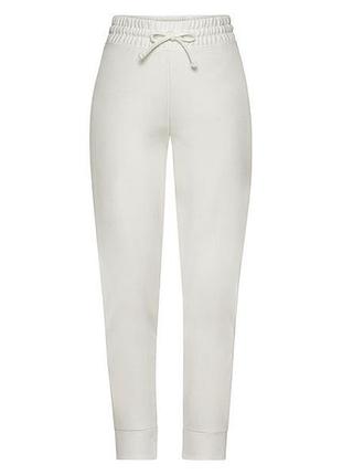 Спортивные штаны slim fit из хлопкового пике для женщины esmara lycra® 410784 l белый