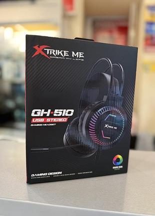 Гарнітура xtrike gh-510 rgb