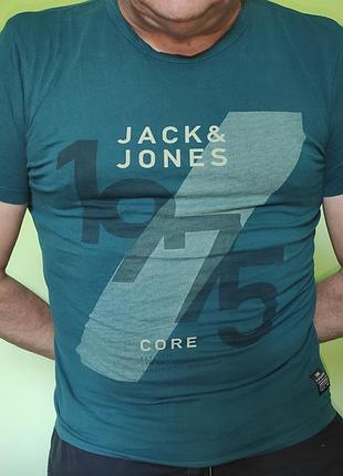 Стильна фірмова футболка катон бренд.jack&jones.м.унісекс