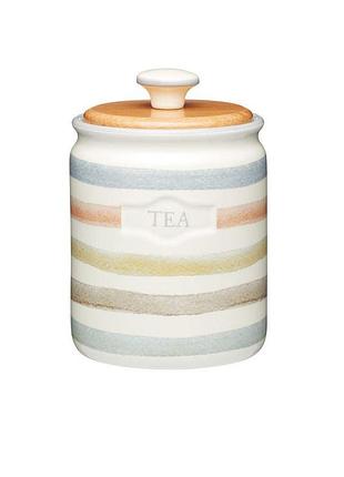 Банка для чаю kc classic collection, 11*11*17 см, kccctea kitchen craft nai