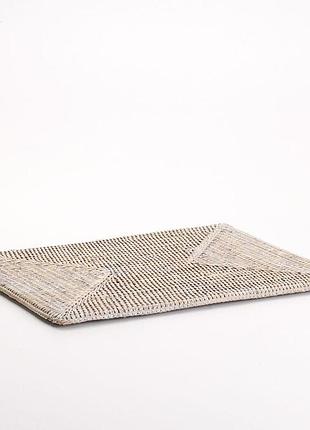 Плейсмат сервировочный плетеный изо ротанга, 40*30 см, 21722