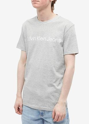 Чоловіча базова хлопкова футболка calvin klein jeans