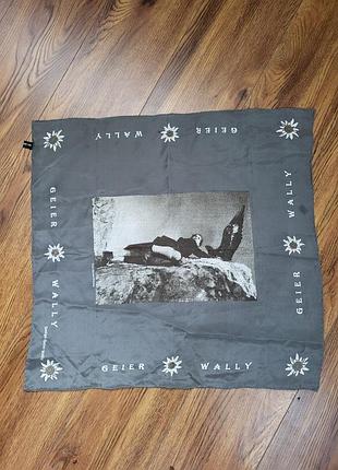 Натуральный шелковый платок wally geier — 100% silk
