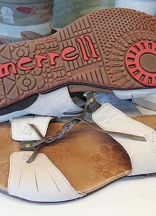 Очень мягкие и легкие  кожаные босоножки " merrell ®", оригинал. 38 р.