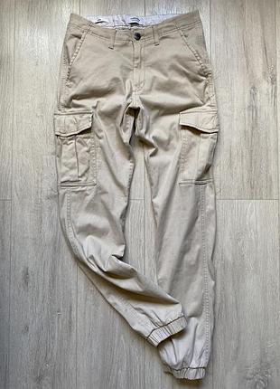 Чоловічі джогери , бежеві, 30 розмір, jack&jones