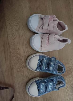 Кеды для девочки за 2 пары 350