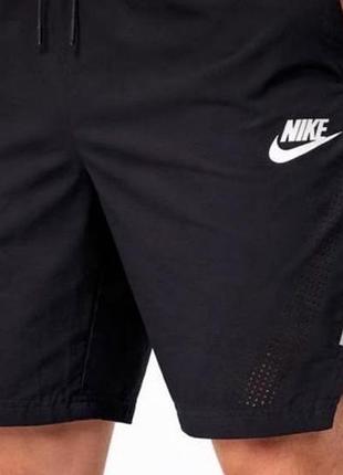 Чоловічі літні спортивні шорти nike • колір: чорний • матеріал: мікрофібра • виробництво: фабричний китай (якісне виконання)  розміри: