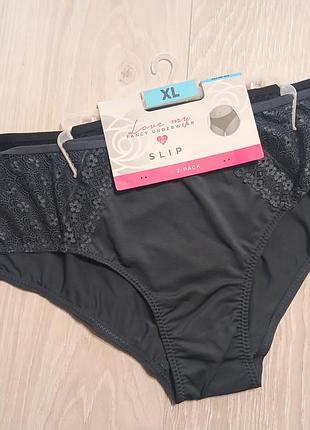 Елегантні жіночі трусики сліпи з мереживом fancy underwear