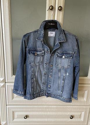 Zara джинсова курточка