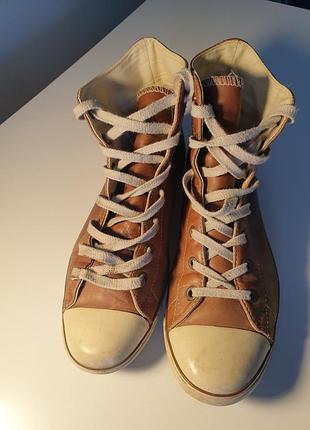 Кожані кеды converse chuck taylor all star street mid . 38.5.