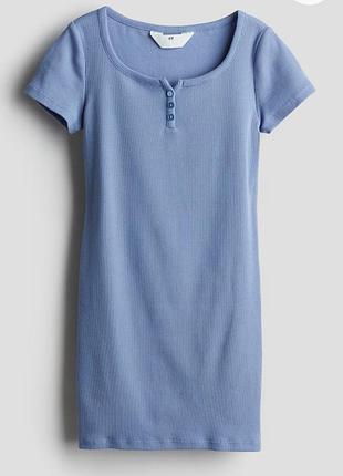 Платье в рубчик h&amp;m девочке подлетку размер 14 лет