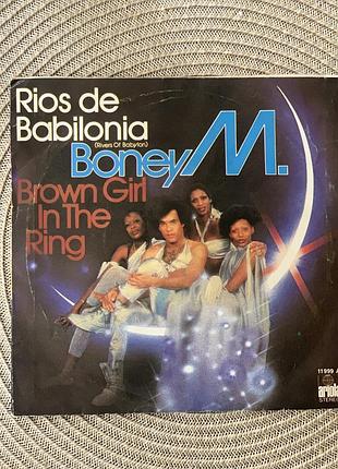 Вінілова платівка boney m(7” single) іспанське видання.