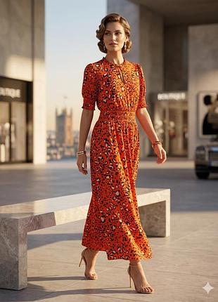 Стильное приталенное платье marks spensеr