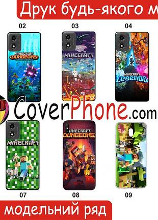 Силиконовый чехол майнкрафт minecraft для xiaomi samsung motorola nokia iphone zte vivo oppo realme tecno