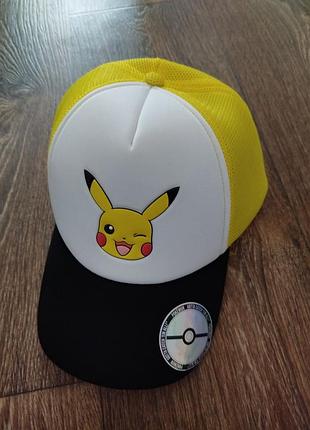 Дитяча/підліткова бейсболка-тракер pokémon від відомого німецького бренду c&a на вік 11-14 років, зріст 158–176 см
