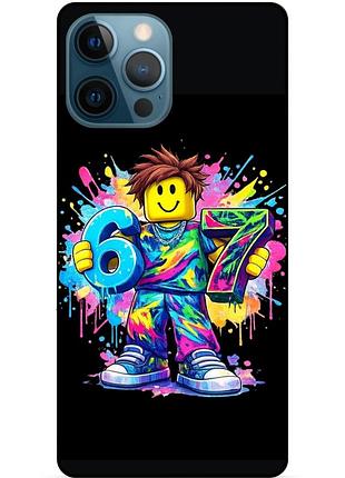 Силіконовий чохол six seven шість сім 6-7 для xiaomi samsung motorola nokia iphone zte vivo oppo realme roblox 02