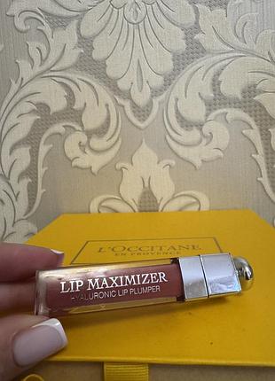 Блиск для губ з ефектом збільшення і зволоження dior lip maximizer