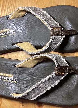 Брендові чоловічі в’єтнамки skechers relaxed fit memory foam, дуже зручні та комфортні, мають дуже гарний та стильний вигляд