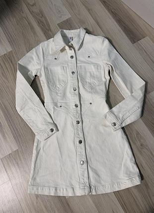 Сукня zara джинсова біла