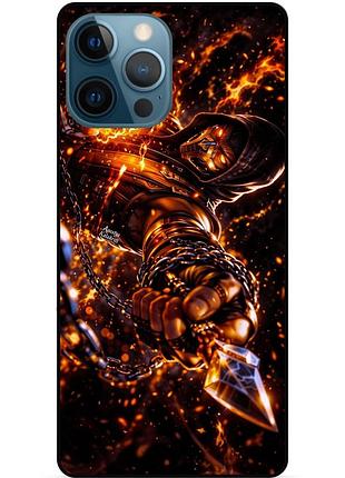 Силиконовый чехол mortal kombat мортал комбат игра для xiaomi samsung motorola nokia iphone zte vivo oppo realme scorpion 2