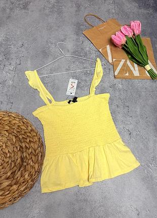 Літній жовтий топ