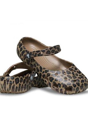 Сабо-балетки crocs classic animal ballet 39 р