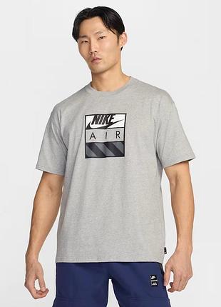 Оригинальн! сша! мужская футболка nike sportswear grey hj0578-063 новое состояние лето