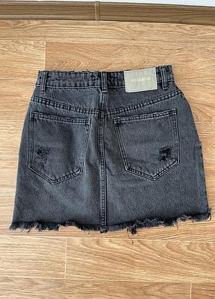 Джинсова мініспідниця pull&bear. s-m. 2