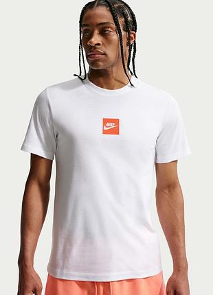 Оригинальн! сша! мужская футболка nike sportswear white ir4972-100 в новом состоянии