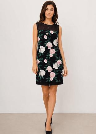 Шифонова сукня плаття в квітковий принт dorothy perkins в стилі zara