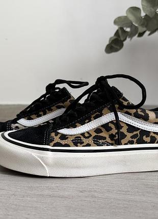 Леопардові кеди vans